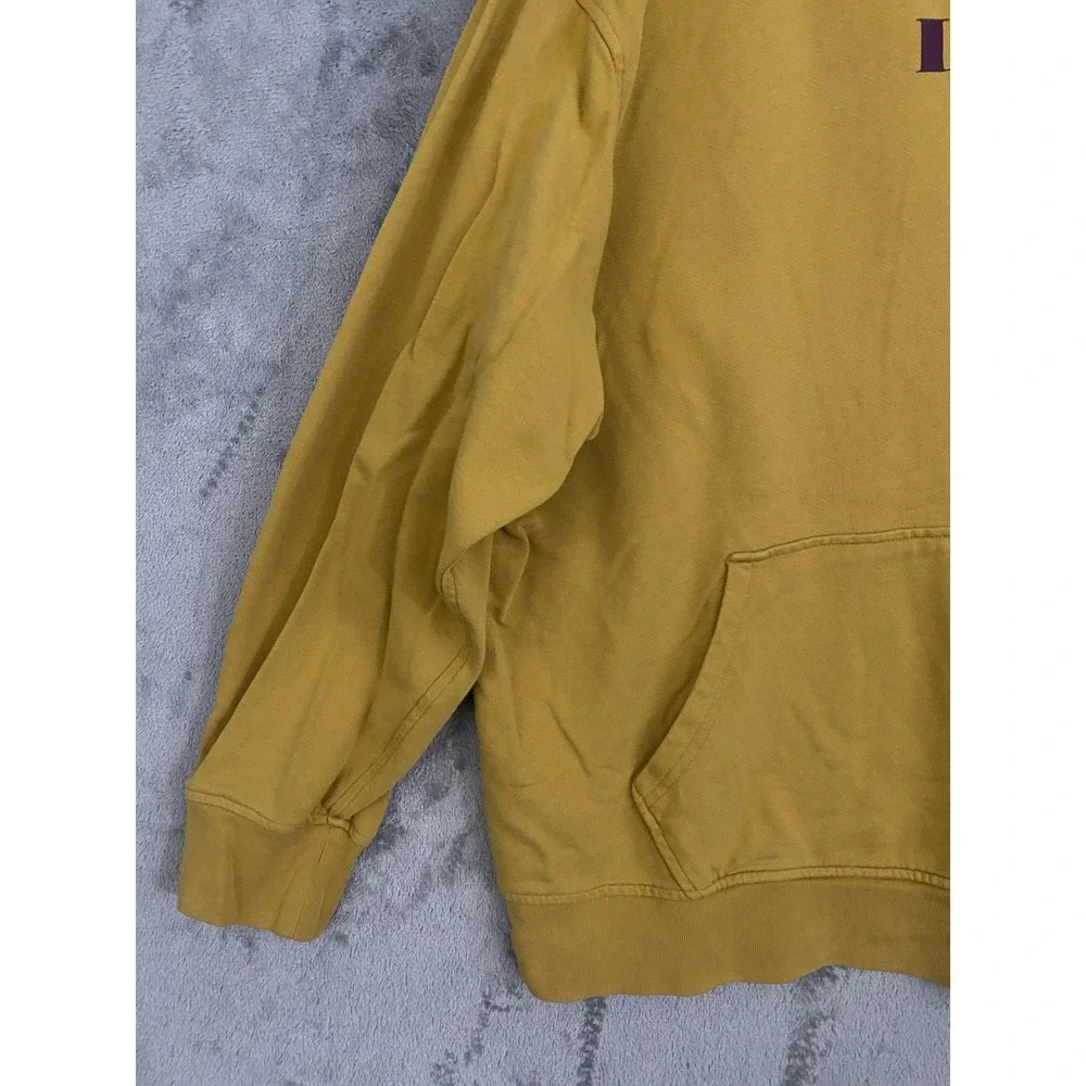 Levi's Hoodie Sz XL Yellow Mushroom Graphic‎ Pullover Relaxed Fit Streetwear